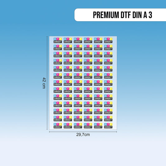 Premium DTF Transfer DIN A3 (42 x 29,7 cm)