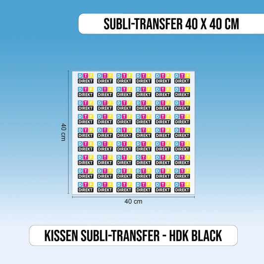 Subli-Transfer "Kissen" 40 x 40 cm
