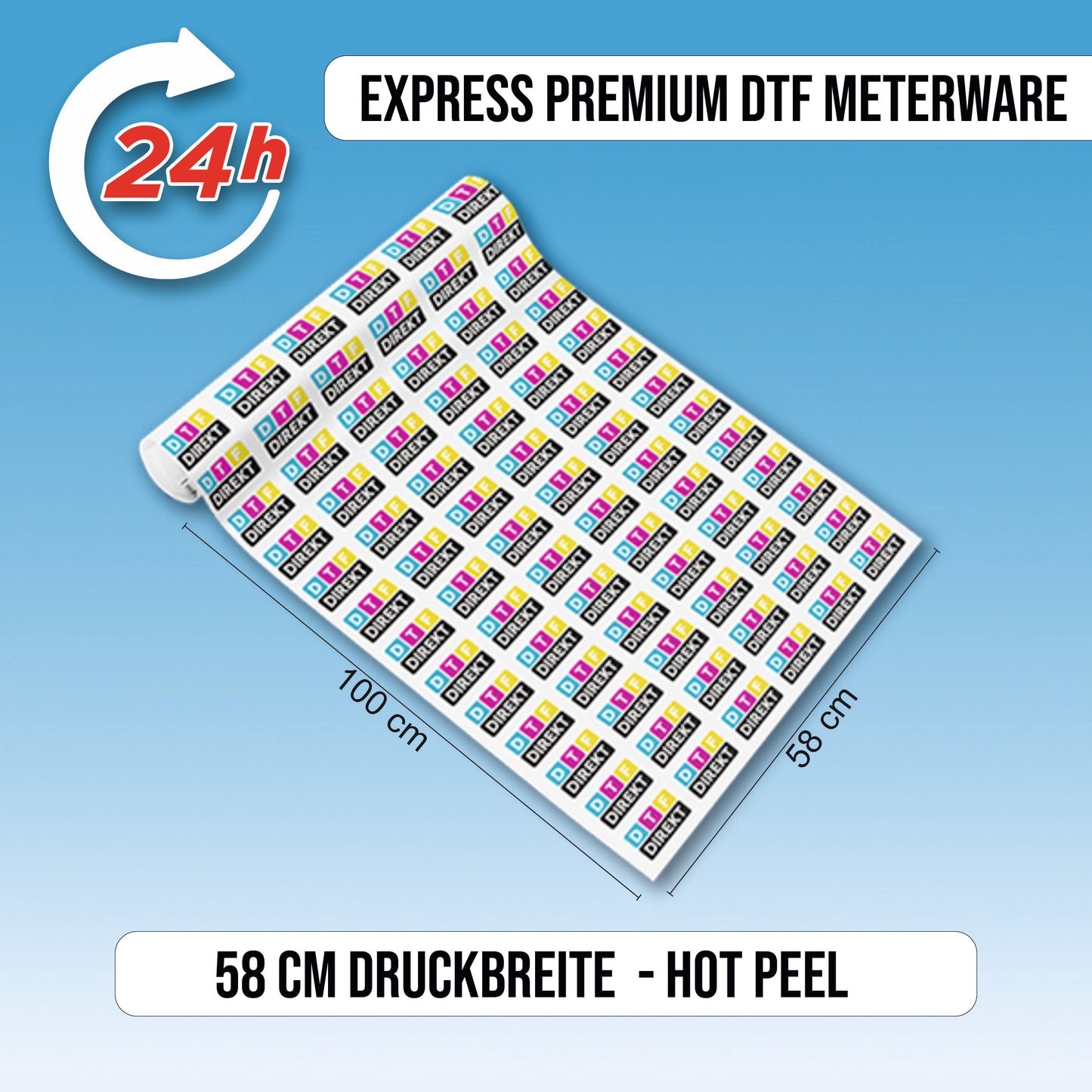 EXPRESS - Premium DTF Transfer 560 x 1000 mm